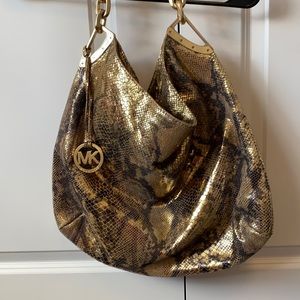 Michael Kors snake tote